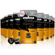 Lavazza 乐维萨 Maestro Lungo大师系列 全新铝壳浓缩胶囊咖啡 100粒