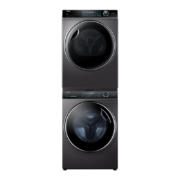 双11预售、PLUS会员：Haier 海尔 纤美系列 XQG100-BD14176LU1+HBNS100-FQ176U1 热泵式洗烘套装