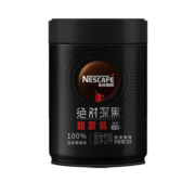 雀巢（Nestle）速溶咖啡 绝对深黑 深度烘焙 纯粹无酸 深黑咖啡200g/罐+醇品2条