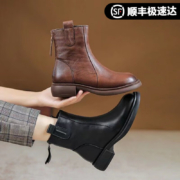 Tony Jeans 冬靴 复古英伦风马丁靴 加绒