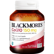【J仓发货】澳佳宝BLACKMORES高浓缩辅酶Q10营养软胶囊150mg心脏保护 30粒*1瓶 保税仓 效期到26.8左右