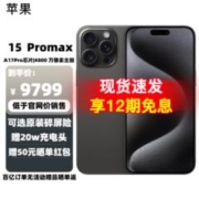 Apple 苹果 iPhone 15 Pro Max 256GB 黑色钛金属