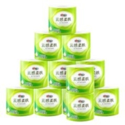 plus会员、概率券:心相印卷纸 云感柔肤 4层110g*12卷