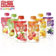 BabyMun-Mun 贝比玛玛 旺旺旗下婴幼儿果汁水果泥 90g*12袋 组合装