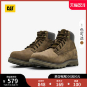 CAT 卡特彼勒 卡特秋冬男士休闲工鞋牛皮防滑耐磨透气工装靴休闲靴大黄靴