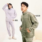 YANXUAN 网易严选 法兰绒保暖男女休闲居家套装