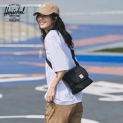 和行 Herschel 赫行 潮牌经典系列 Grade 男女单肩包斜挎包10657 新版迷你经典黑色