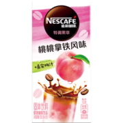 雀巢（Nestle）速溶咖啡 特调果萃 沁风桃桃风味 清醇奶咖 盒装5条*15g
