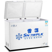 京东百亿补贴：SNOWBEER 雪花 SNOWFLK）冰柜 319升双温区款