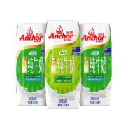 Anchor 安佳 新西兰进口脱脂纯牛奶 250ml*3瓶