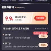 京东 PLUS会员专享福利 领9.9小金库支付券 领满29-0.29元支付券等