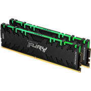 金士顿 (Kingston) FURY 16GB(8G×2)套装 DDR4 4266 台式机内存条 Renegade叛逆者系列 RGB灯条 骇客神条