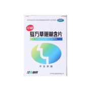 江中 复方草珊瑚含片48片*4件 喉宝