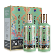 MOUTAI 茅台 酒53度 茅台王子兔年生肖酒 酱香型白酒 500mL*2瓶