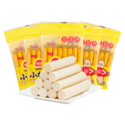 海牌菁品 韩国进口 原味小力士鱼肠80g*5袋  儿童零食年货鳕鱼肠即食 400g