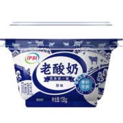 伊利老酸奶碗装原味益生菌发酵138g*12杯