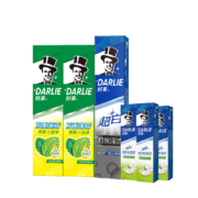 京东百亿补贴:DARLIE好来(原黑人)薄荷竹炭牙膏套装420g 清新口气 去渍亮白