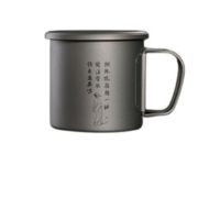 黑冰（BLACKICE） Z7207G纯钛茶具套装家用双层钛茶壶 户外旅行便携式办公室泡茶杯 一醉