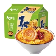 PLUS会员、概率券: 今麦郎 大今野1.5倍 酸辣豚骨面 135g*5