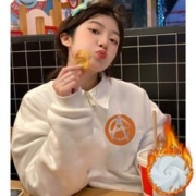 拍2件 2023新款女秋冬情侣加绒加厚卫衣