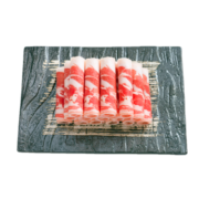 东来顺 内蒙羔羊原切后腿羊肉卷 400g/袋（冷冻）火锅食材羊肉片 清真