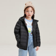 雪中飞 儿童连帽秋羽绒服