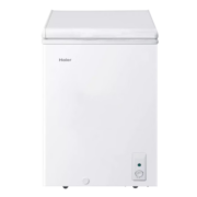 海尔（Haier）冰柜家用冷柜一级能效节能速冻小型迷你冰柜减霜80%无需除霜冰箱 103升免除霜+自带脚轮食品筐+3D速冻模式