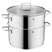 WMF德国福腾宝 多功能汤锅蒸锅蒸煮一体两用Astoria双层汤蒸锅24cm