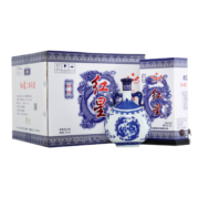 红星二锅头 青花珍品 清香型高度白酒 52度 750mL*6瓶   节日送礼