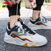 ANTA 安踏 男鞋2023新款冬季官网皮面老爹鞋正品鞋子官方旗舰店运动鞋男