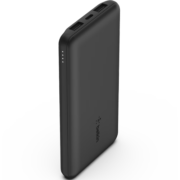 贝尔金（BELKIN）充电宝 便携小巧 移动电源 PD双向快充 10000毫安时 大容量 适用苹果华为小米手机 BPB011黑