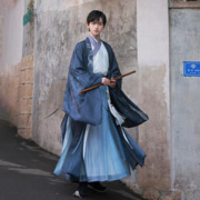重回汉唐 天在水原创明制改良汉服女对襟衫短马面裙夏季套装中国风