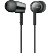 索尼（SONY） MDR-EX155AP 入耳式耳机有线带麦立体声线控手机电脑适用 黑色