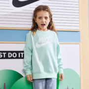 NIKE 耐克 童装春季新款圆领卫衣休闲运动男童女童长袖上衣