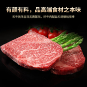 大品牌供应商，元盛 龙江和牛 A3（M9）国产原切和牛嫩肩牛排 450克/3片*2盒