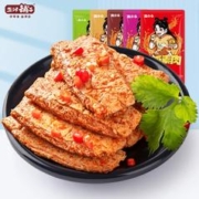 盐津铺子 手撕素肉牛排豆干50包