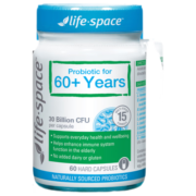 Life Space成人益生菌胶囊活菌成人广谱肠胃益生菌澳洲进口 【长辈守护菌】中老年定制益生菌60粒 1瓶