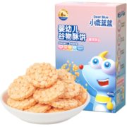 小鹿蓝蓝 婴幼儿谷物酥饼 宝宝零食儿童零食 小饼干 番茄味50g