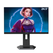 优派 24.5英寸180Hz 8Bit Fast IPS HDR400 RGB氛围灯 满血小钢炮旋转升降 游戏电竞显示器 VX2519-HD-PRO