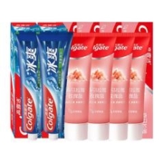 88VIP会员：Colgate 高露洁 牙膏喜马盐 115g*4支+冰爽薄荷120g*2支