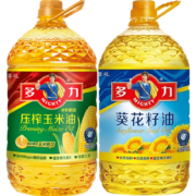 88vip：多力 甾醇玉米油4L+葵花籽食用油4L