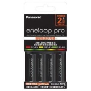eneloop 爱乐普 4HCCA 7号镍氢充电电池 900mAh 充电套装 4粒装