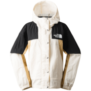 北面（The North Face）冲锋衣女2023秋冬新款夹克上衣户外防风夹克外套旅行防泼水运动衣 OXA/白色/黑色 L/165/92A