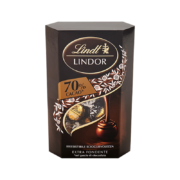 PLUS会员：Lindt 瑞士莲 LINDOR软心 70%特浓黑巧克力 200g*3件