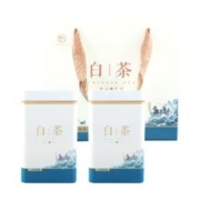 源聞白茶 安吉白茶 明前特级白茶礼盒装100克 * 2罐