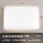 20点开始：Panasonic 松下 HHLAZ6066L 明畔吸顶灯 120W