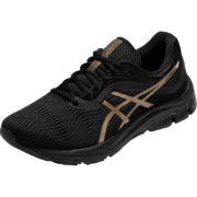 ASICS 亚瑟士 跑步鞋2021秋冬缓震跑鞋男鞋舒适透气运动鞋 GEL-PULSE 11 黑色/金