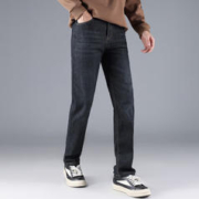 JEANSWEST 真维斯 男士休闲牛仔裤 黑蓝色2590