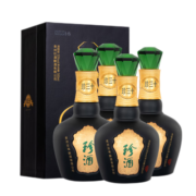 珍酒贵州 53度酱香型白酒 商务送礼窖藏陈年大曲坤沙 酒中珍品 珍三十（500ml*4瓶）钻石绿整箱