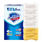 plus会员:舒肤佳香皂 6块皂(纯白*4＋柠檬*2)